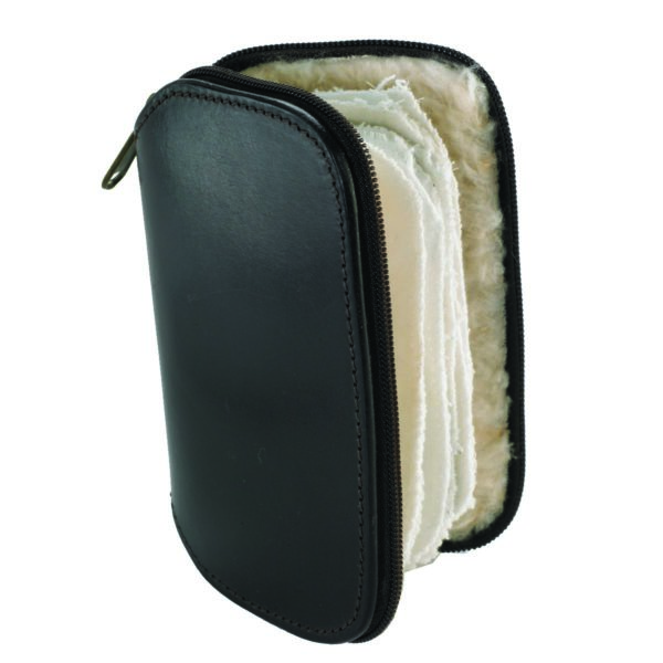 Leather Fly Fishing Wallet Acrylic Lining and Pockets